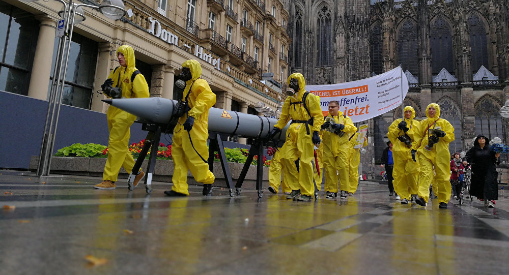 Protesto contra armas nucleares - CCD/atomwaffenfrei-jetzt