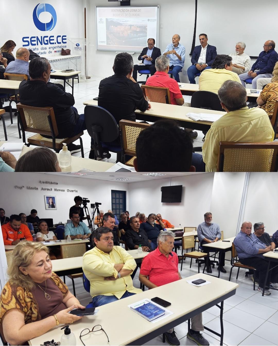 Debate sobre reativação da Usina de Biodiesel de Quixadá (UBQ) em Fortaleza