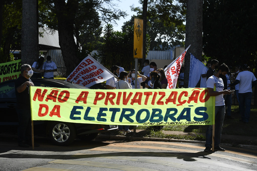 Privatização da Eletrobras foi alvo de protestos