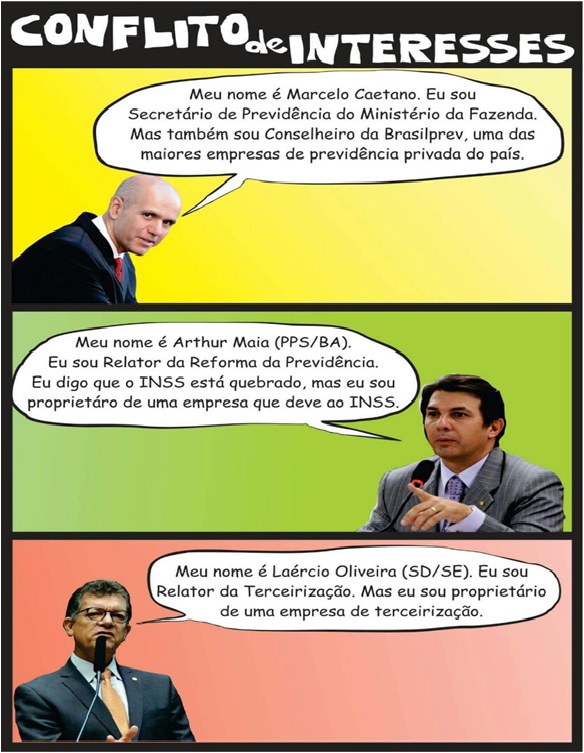 Conflito de interesses - Previdência/ Imagem:Apafisp