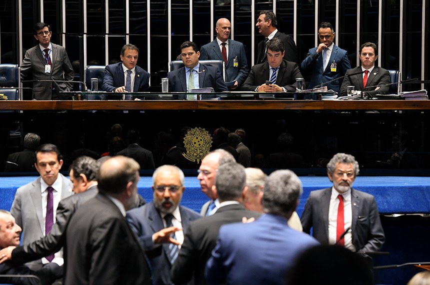 Plenário do Senado na votação da PEC paralela. Foto: Roque de Sá/Agência Senado