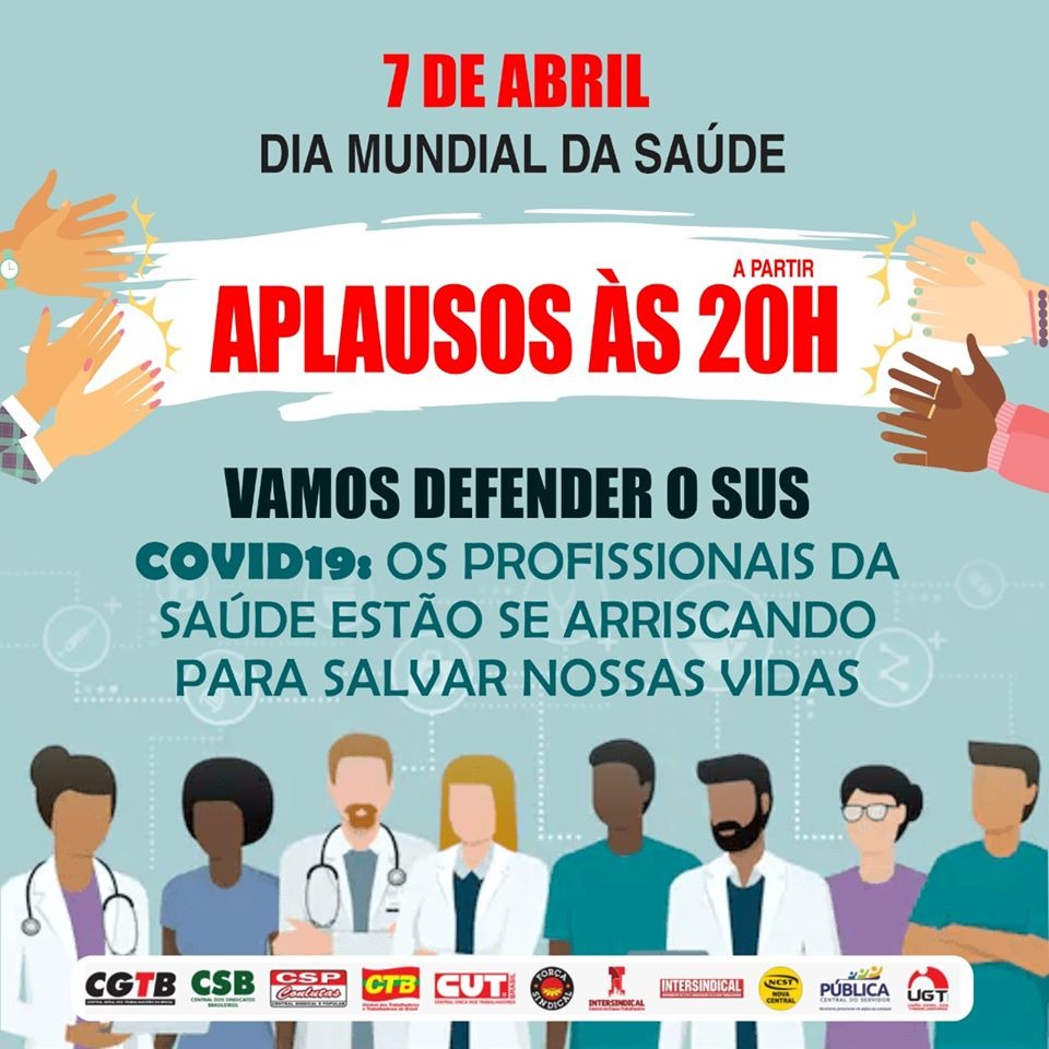 Aplausos ao SUS