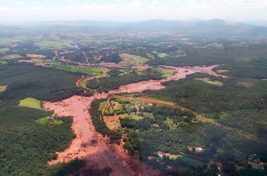 Brumadinho. Foto: Dibulgação/Bombeiros