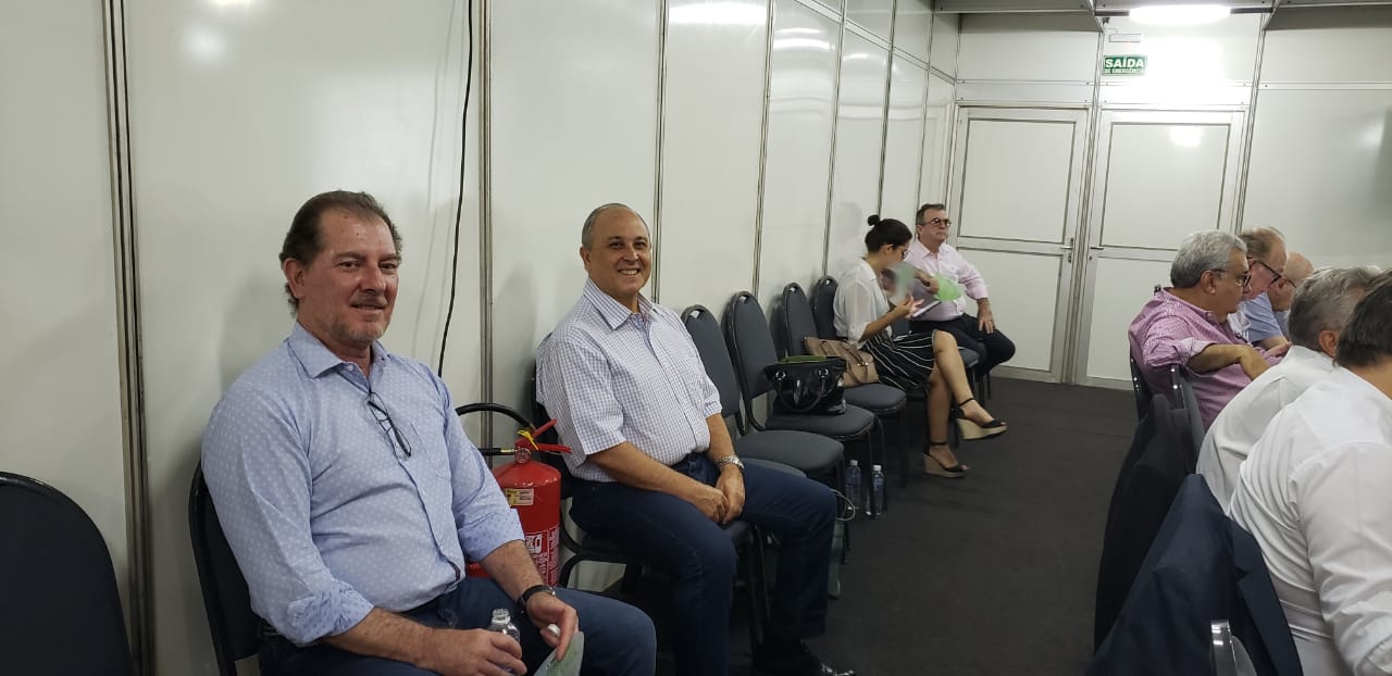 Diretores da FNE, Fernando Palmezan e Flávio Brizida, no Cden