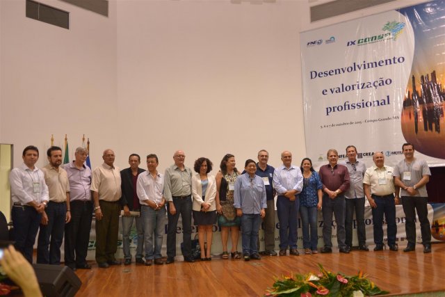 Diretoria FNE eleita durante o IX Congresso Nacional dos Engenheiros (Conse). Foto: Marcelo Kanasiro