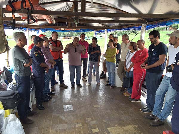 Equipe da expedição reunida/Foto: Divulgação Senge-Acre