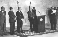 Posse de Renato Archer (dir.) como primeiro ministro de C&amp;T, em 03/85