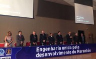 Presidente da FNE participa de solenidade conjunta de entidades da engenharia do Maranhão.  Foto: Paula Bortolini
