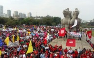 Ato em São Paulo. Foto: Brasil de Fato