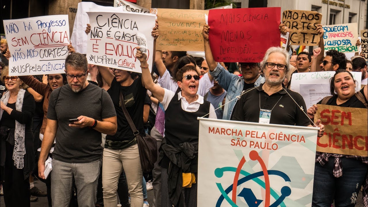 Marcha pela Ciência - Imagem do Youtube