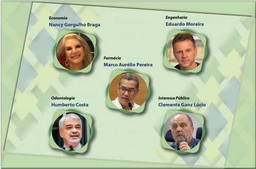 Card das personalidades profissionais homenageadas pela CNTU em 2022