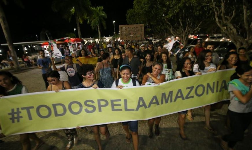 Protestos ocorrerm em todo país. Fonte: Blog do Clima